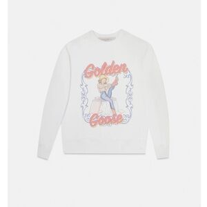 Golden Goose Women’s Limited Edition White Graphic Sweatshirt - Sz M - NWT